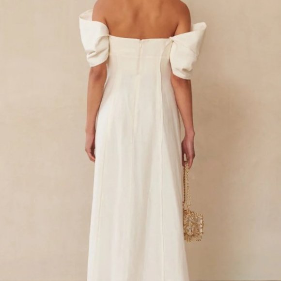 Cult Gaia Muna Dress Off-White Size 4 - Picture 3 of 11